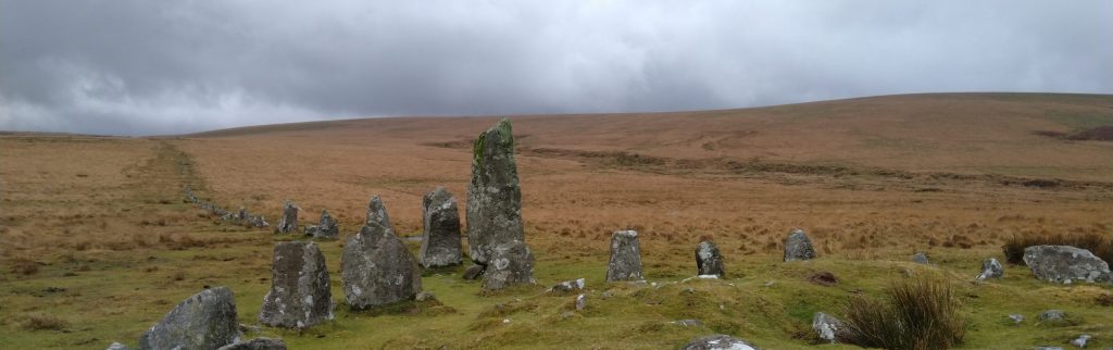 A stone circle on Dartmoor